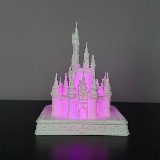 Princess Castle Nightlight – PLA 3D Printed Lamp